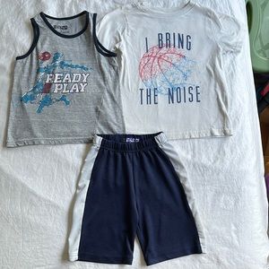 3 piece boys athletic set